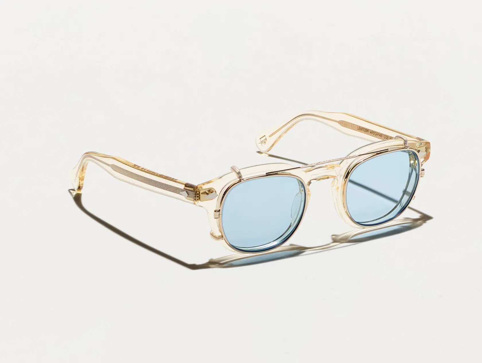 Moscot CLIPTOSH GOLD WITH CUSTOM MADE TINTS™