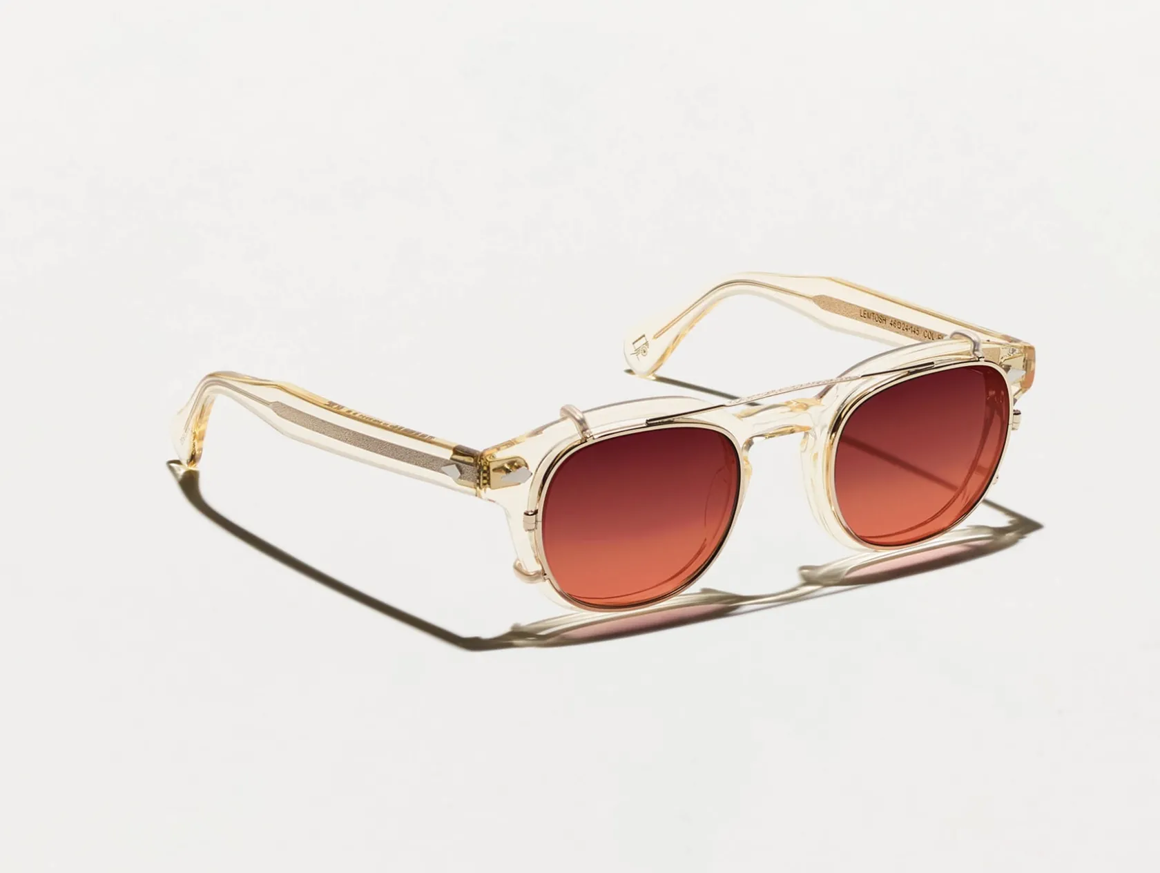 Moscot CLIPTOSH GOLD WITH CUSTOM MADE TINTS™