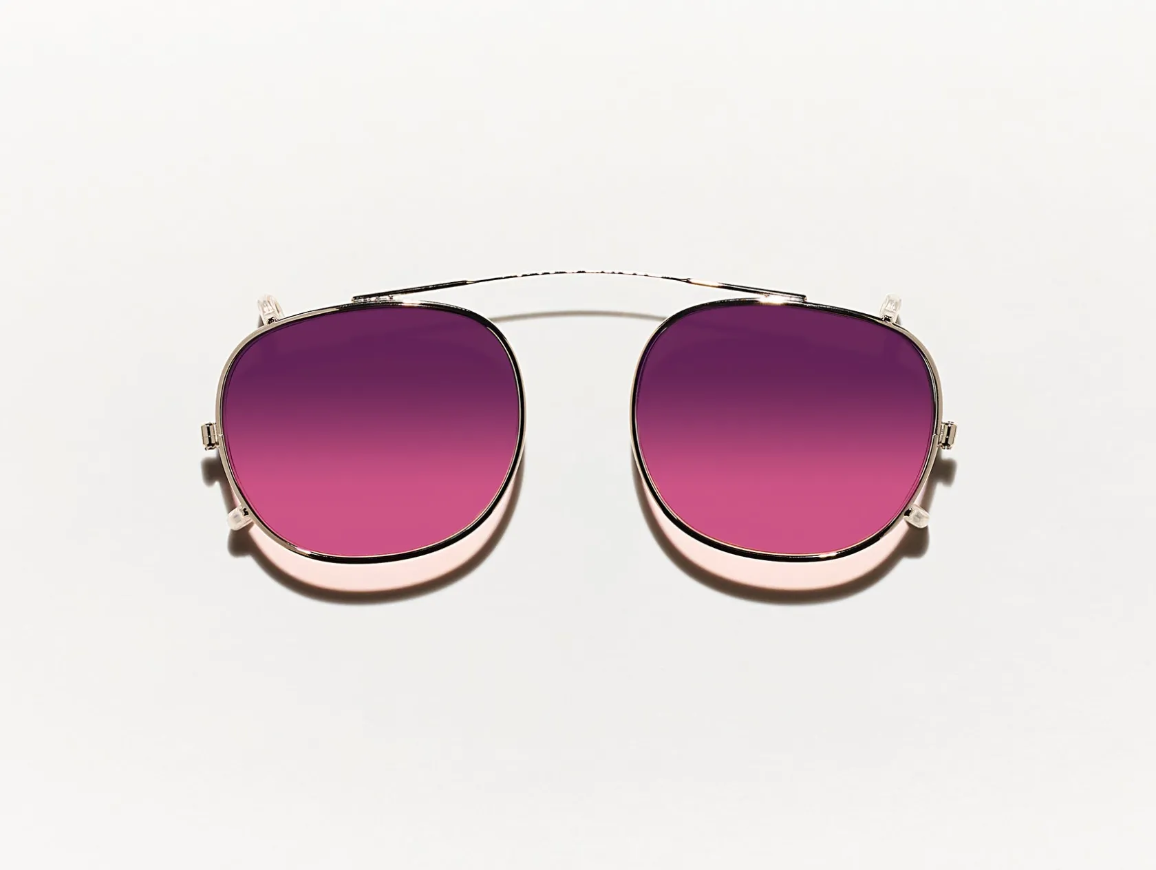 Moscot CLIPTOSH GOLD WITH CUSTOM MADE TINTS™