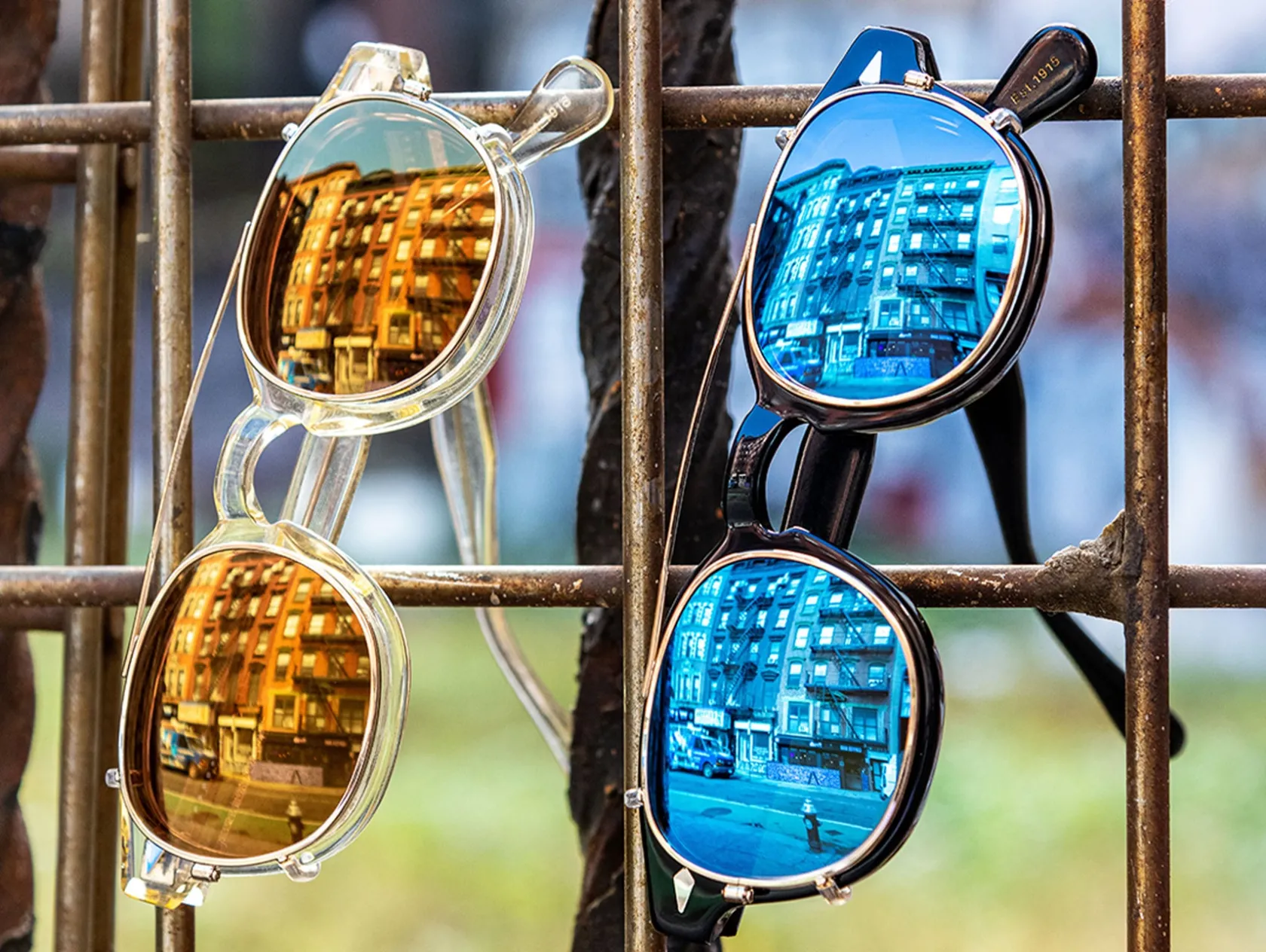 Moscot CLIPTOSH GOLD WITH MIRROR