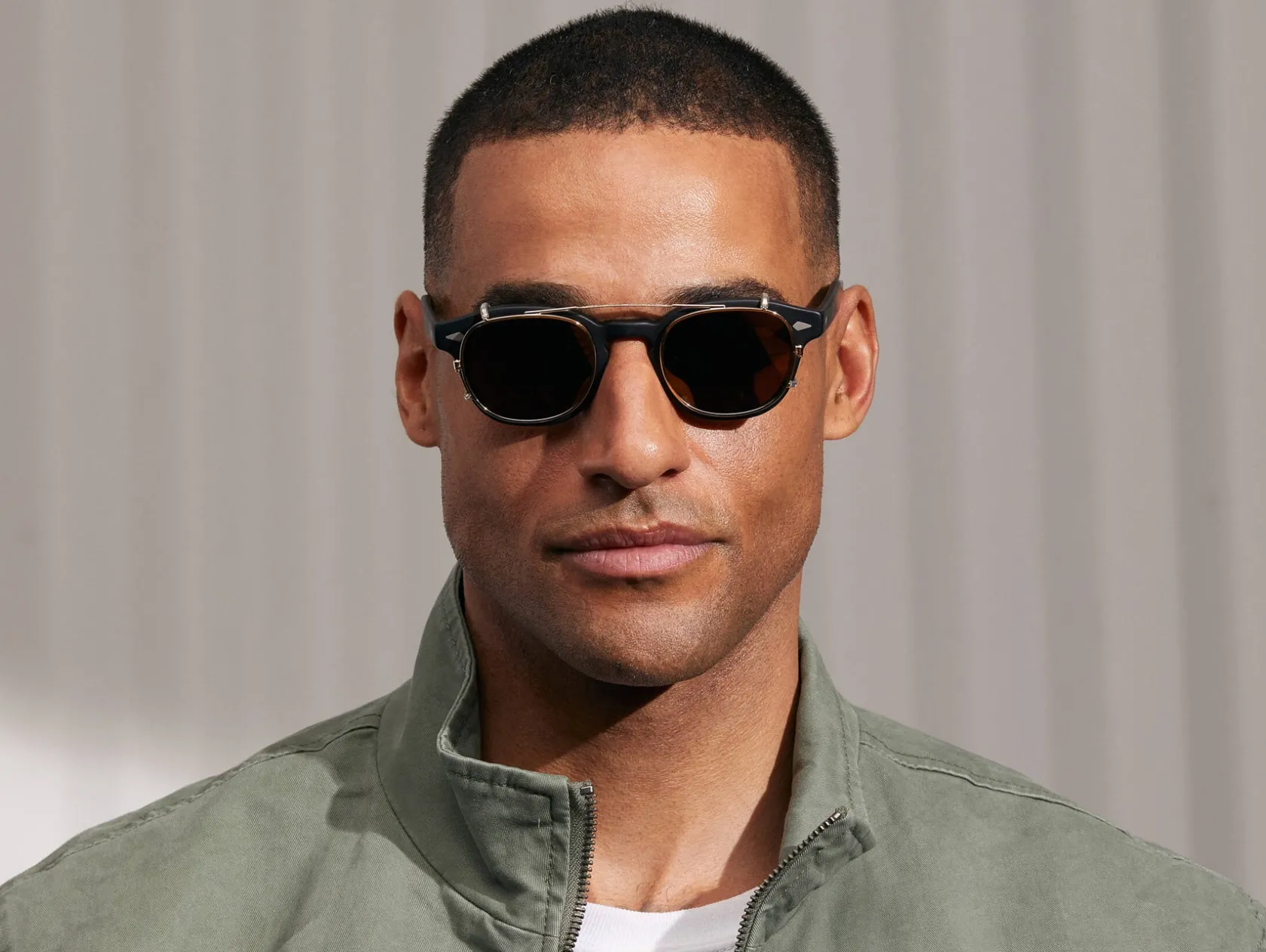 Moscot CLIPTOSH GOLD WITH MIRROR