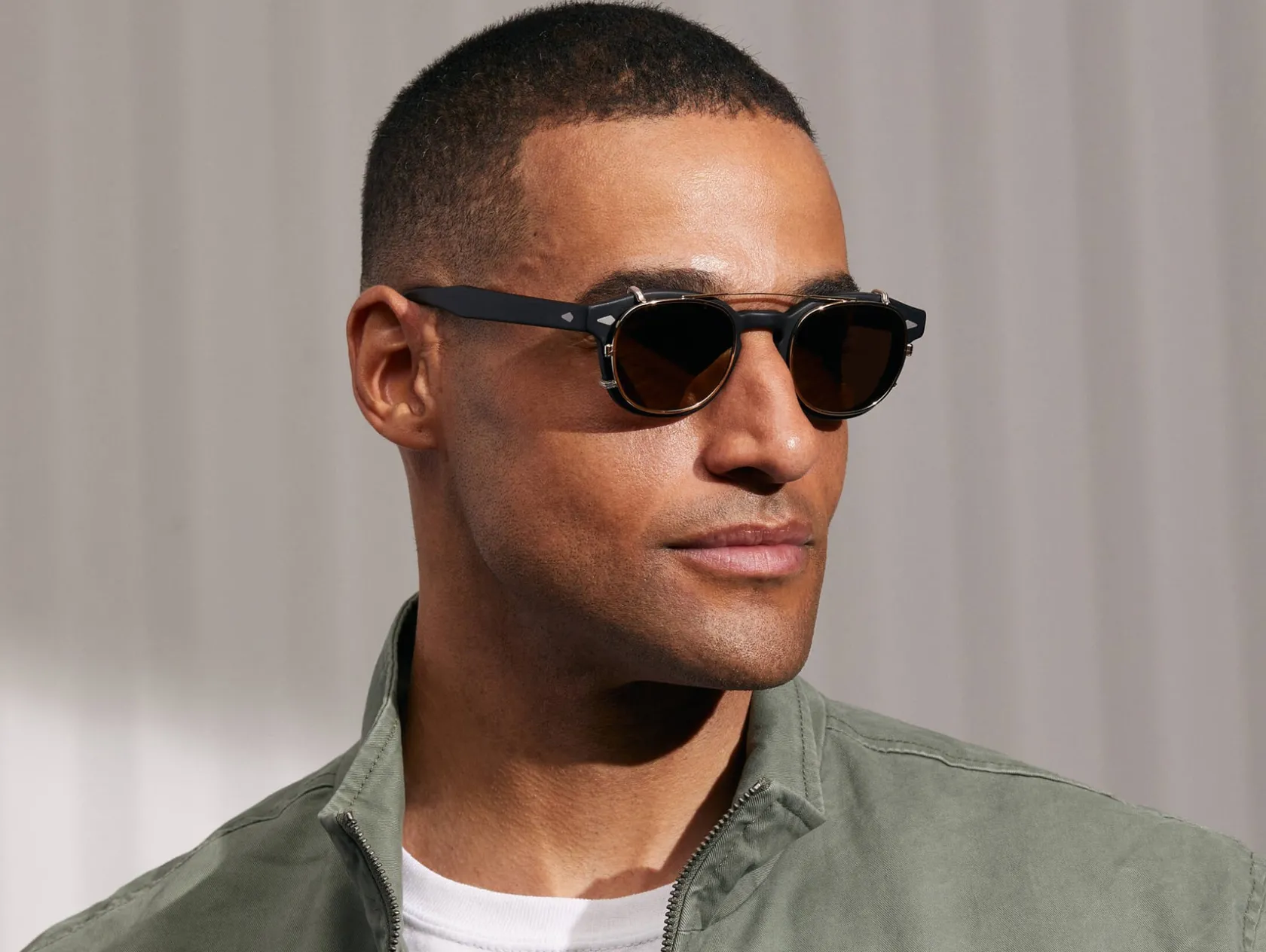 Moscot CLIPTOSH GOLD WITH MIRROR