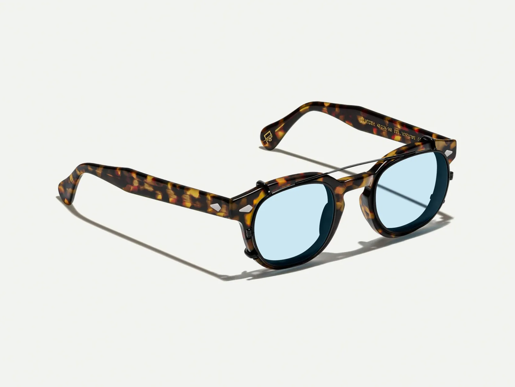Moscot CLIPTOSH MATTE BLACK WITH CUSTOM MADE TINTS™