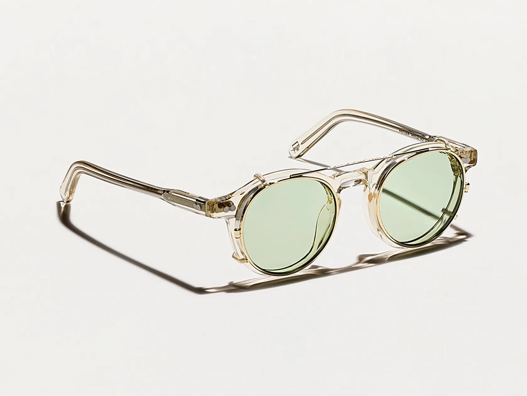 Moscot CLIPZEN GOLD WITH CUSTOM MADE TINTS™