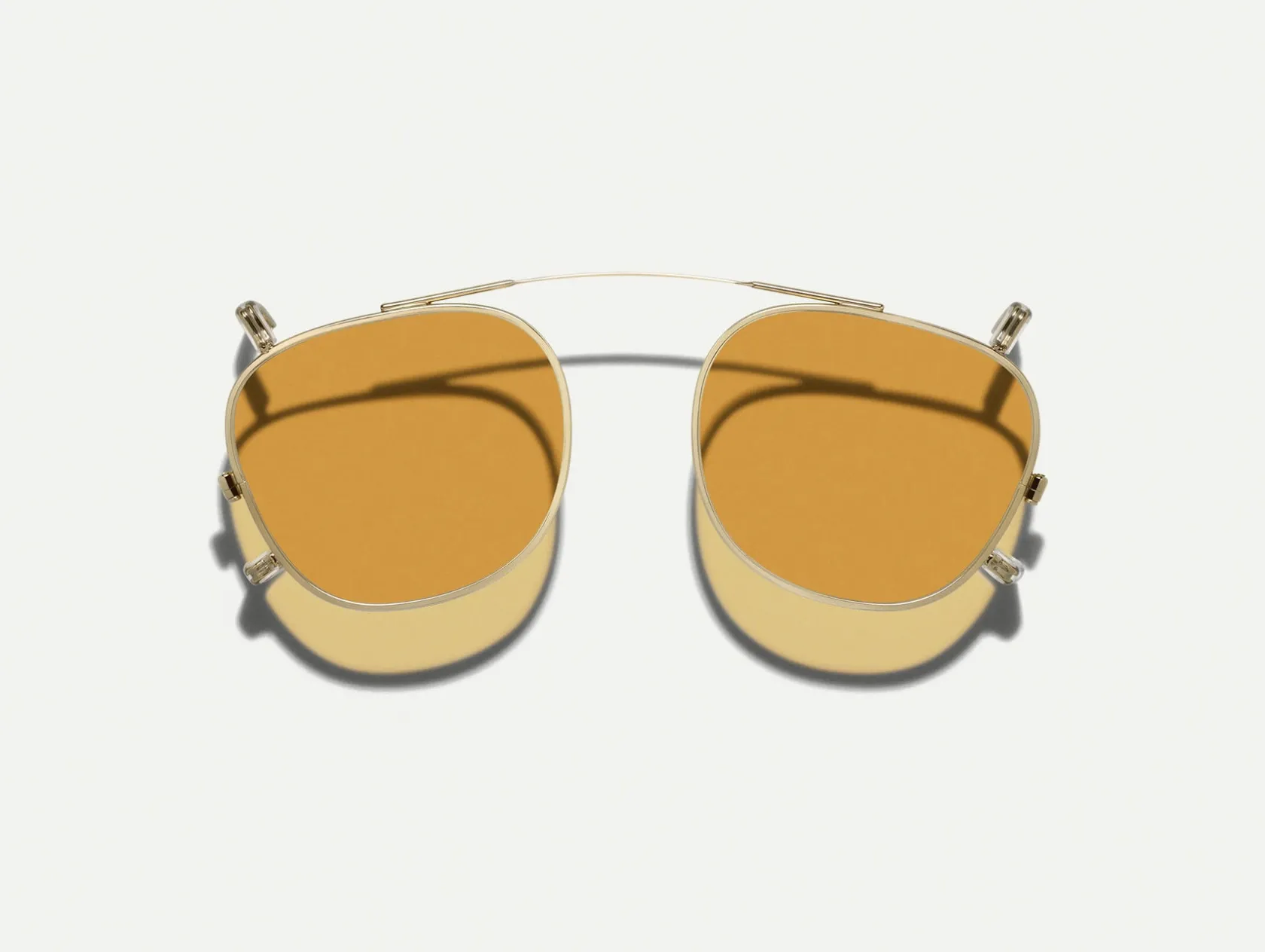 Moscot DAHVEN CLIP GOLD WITH CUSTOM MADE TINTS™