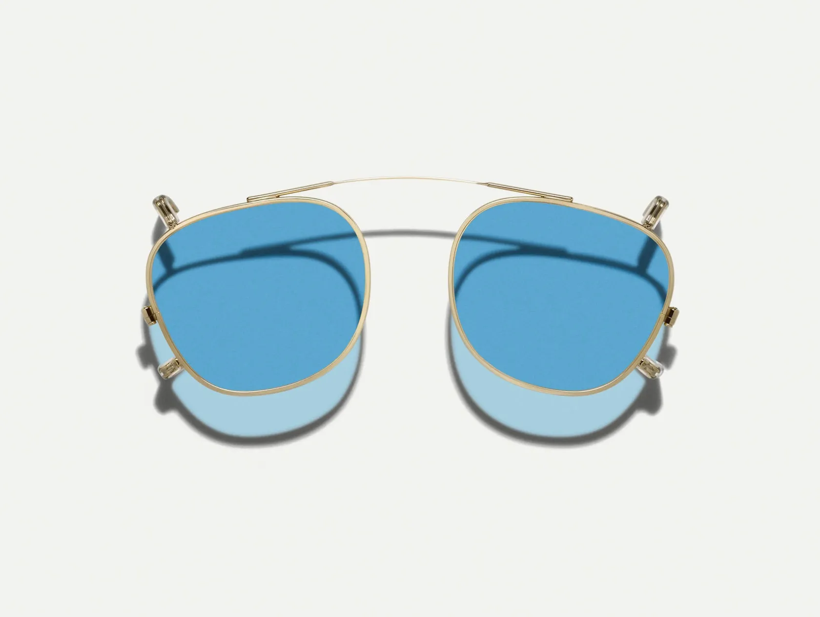Moscot DAHVEN CLIP GOLD WITH CUSTOM MADE TINTS™