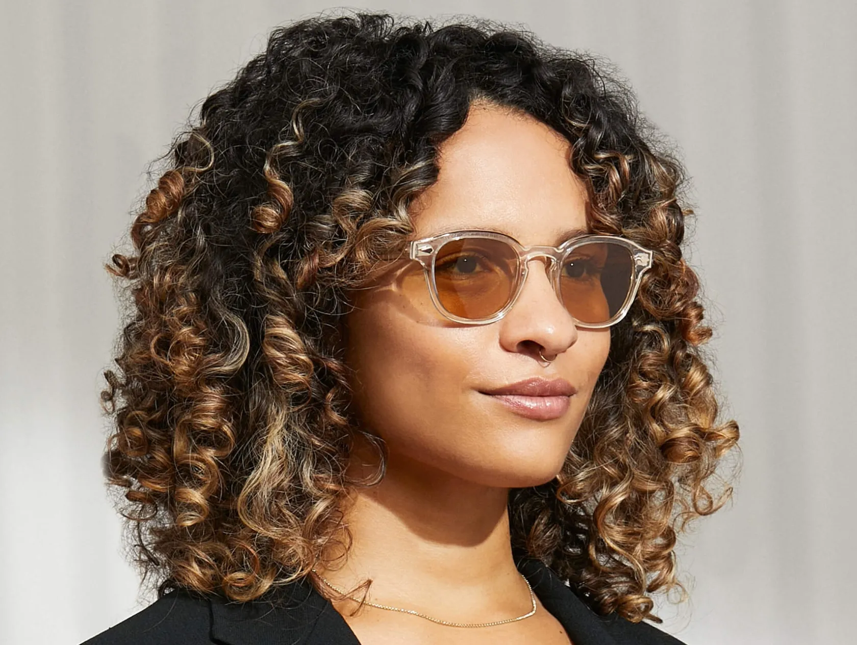 Moscot LEMTOSH 110 CRYSTAL/GOLD SUN