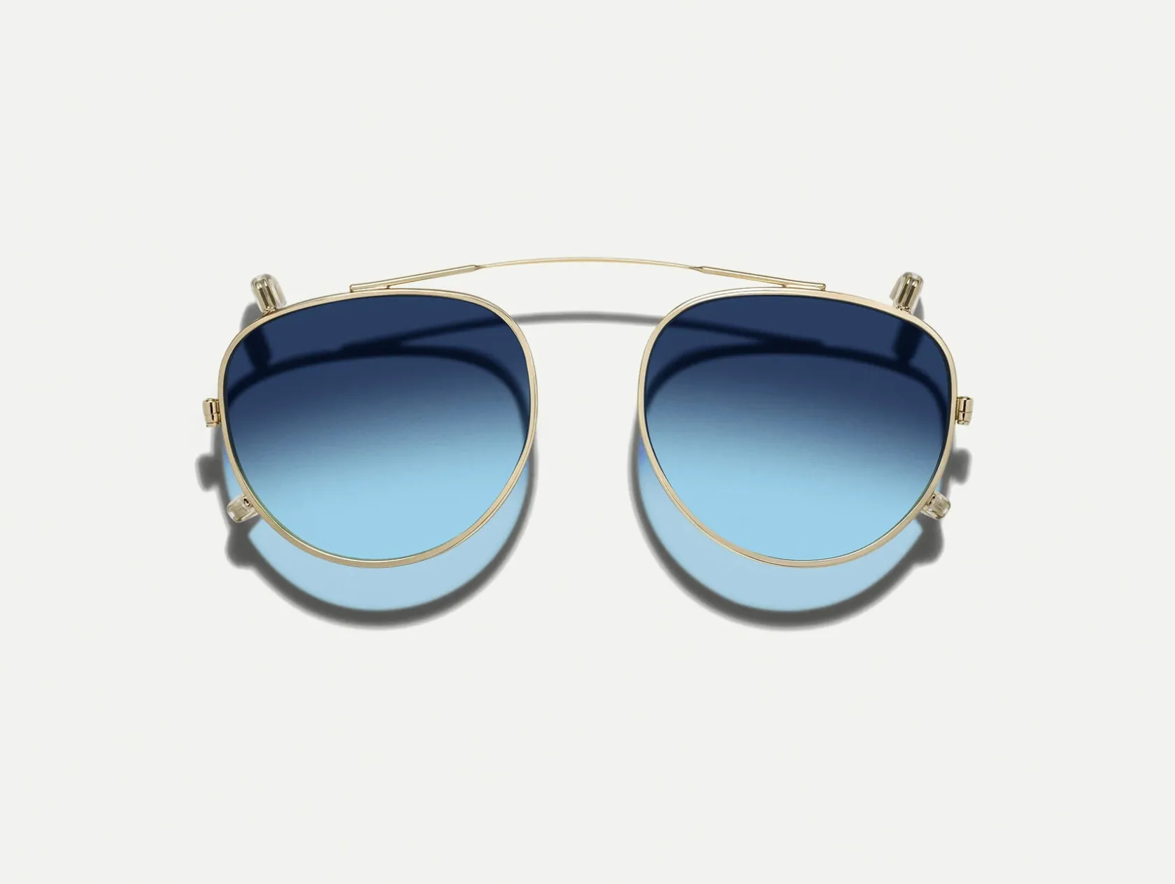 Moscot MAYDELA CLIP GOLD WITH CUSTOM MADE TINTS™