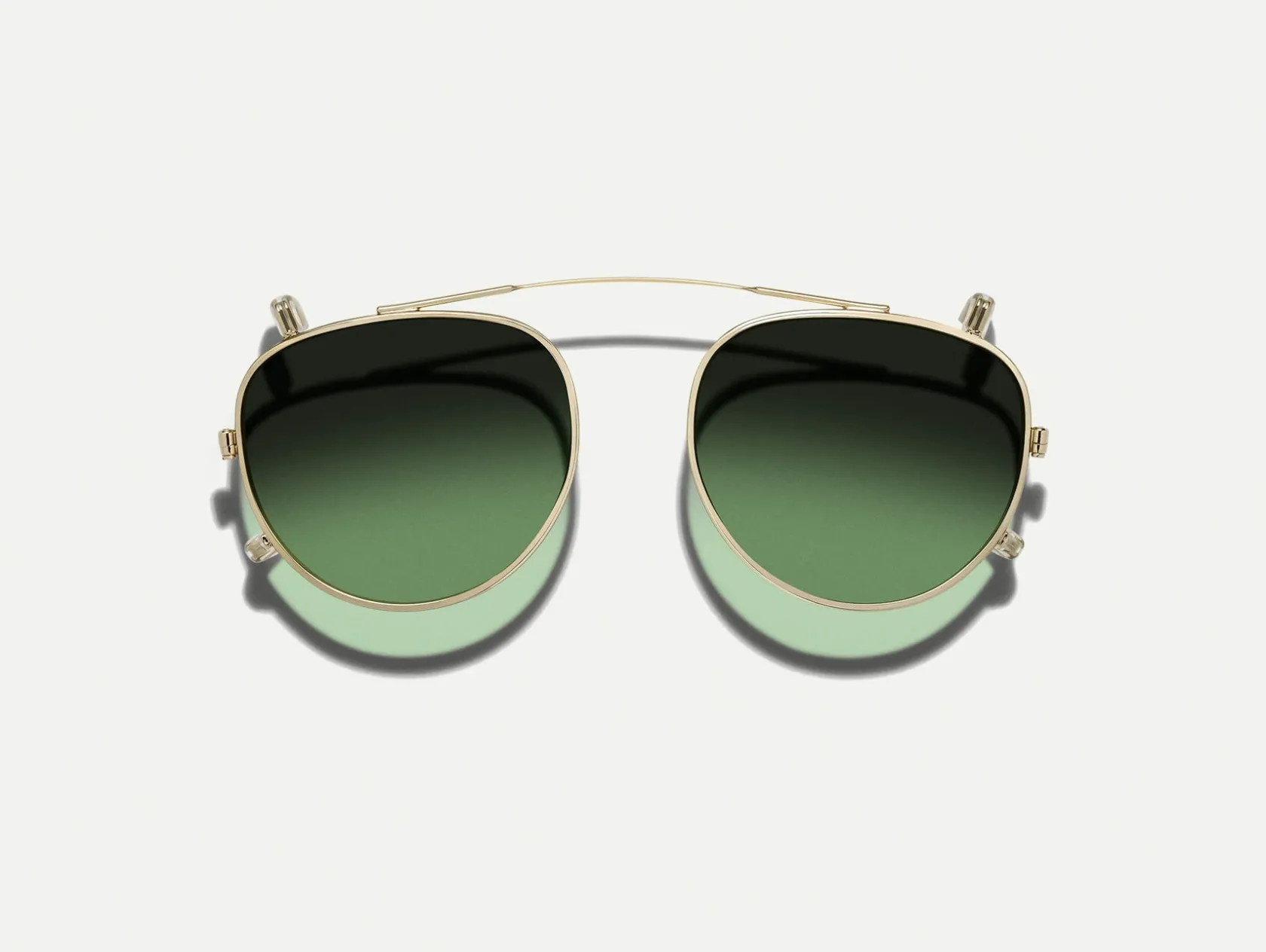 Moscot MAYDELA CLIP GOLD WITH CUSTOM MADE TINTS™