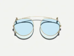 Moscot MAYDELA CLIP GOLD WITH CUSTOM MADE TINTS™