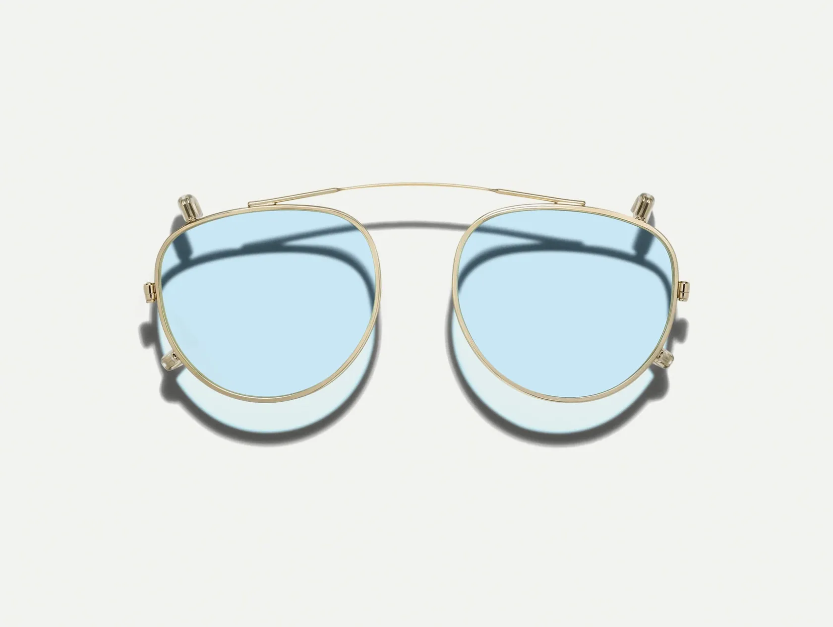 Moscot MAYDELA CLIP GOLD WITH CUSTOM MADE TINTS™