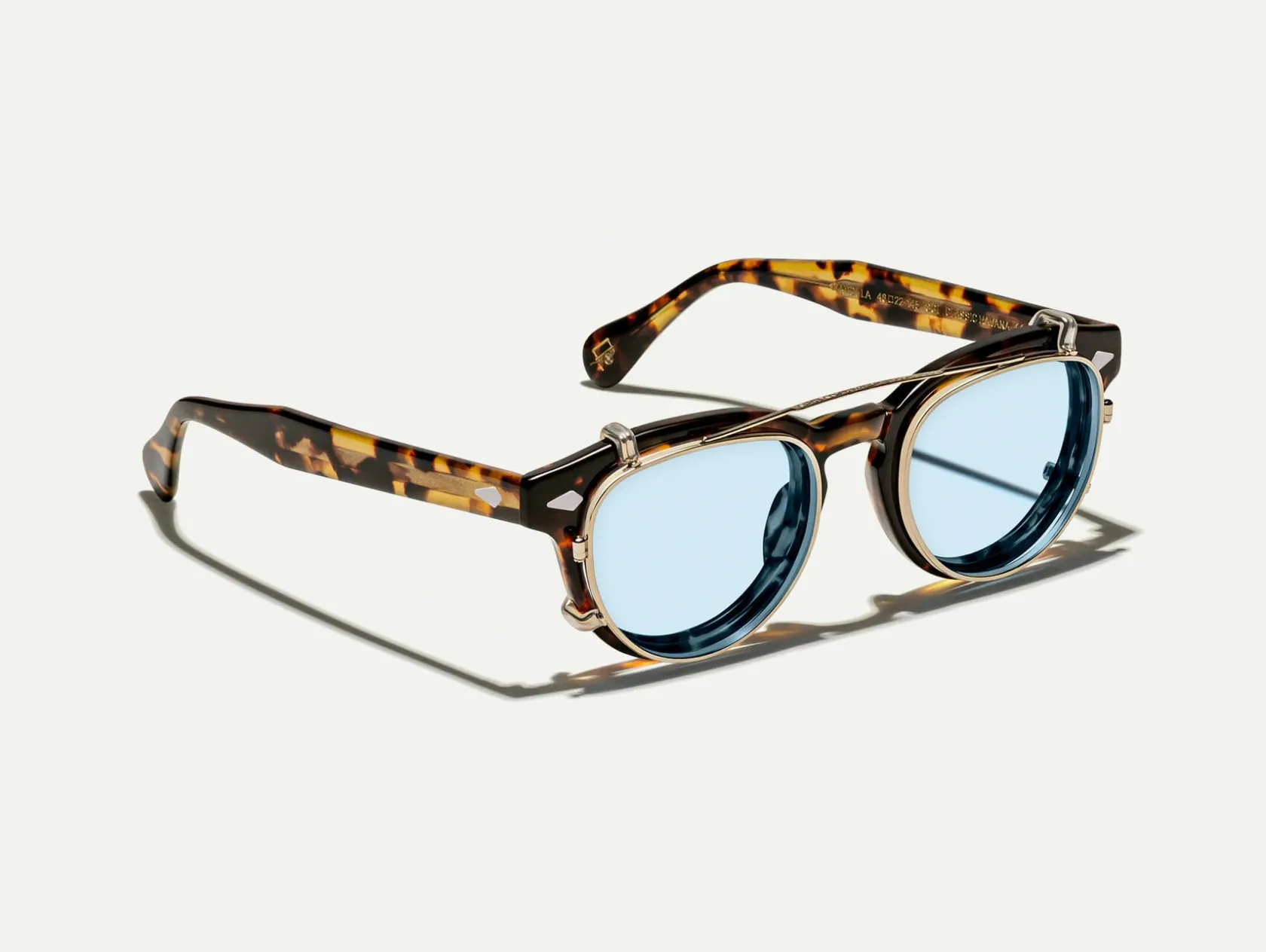 Moscot MAYDELA CLIP GOLD WITH CUSTOM MADE TINTS™
