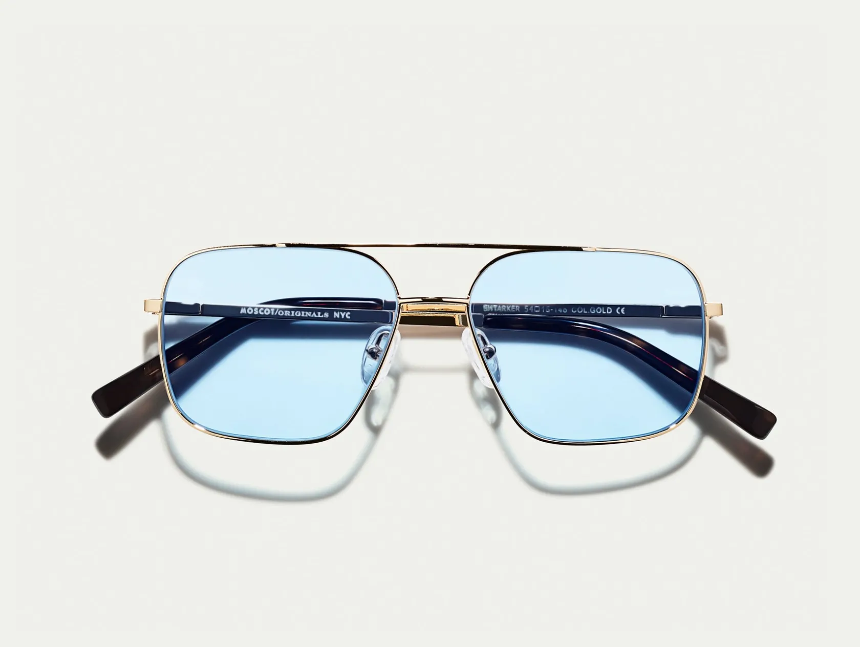 Moscot SHTARKER GOLD WITH CUSTOM MADE TINTS™