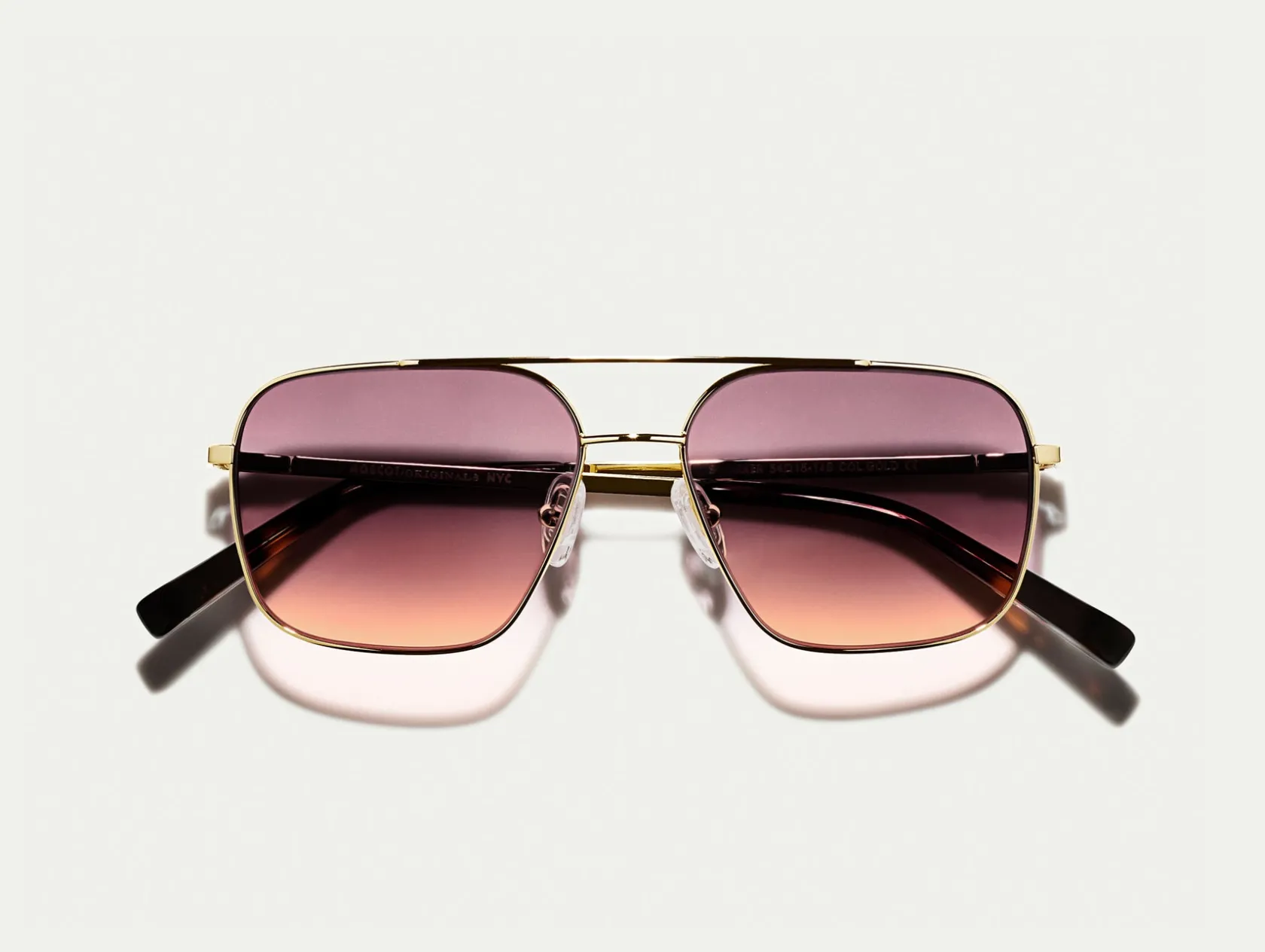 Moscot SHTARKER GOLD WITH CUSTOM MADE TINTS™