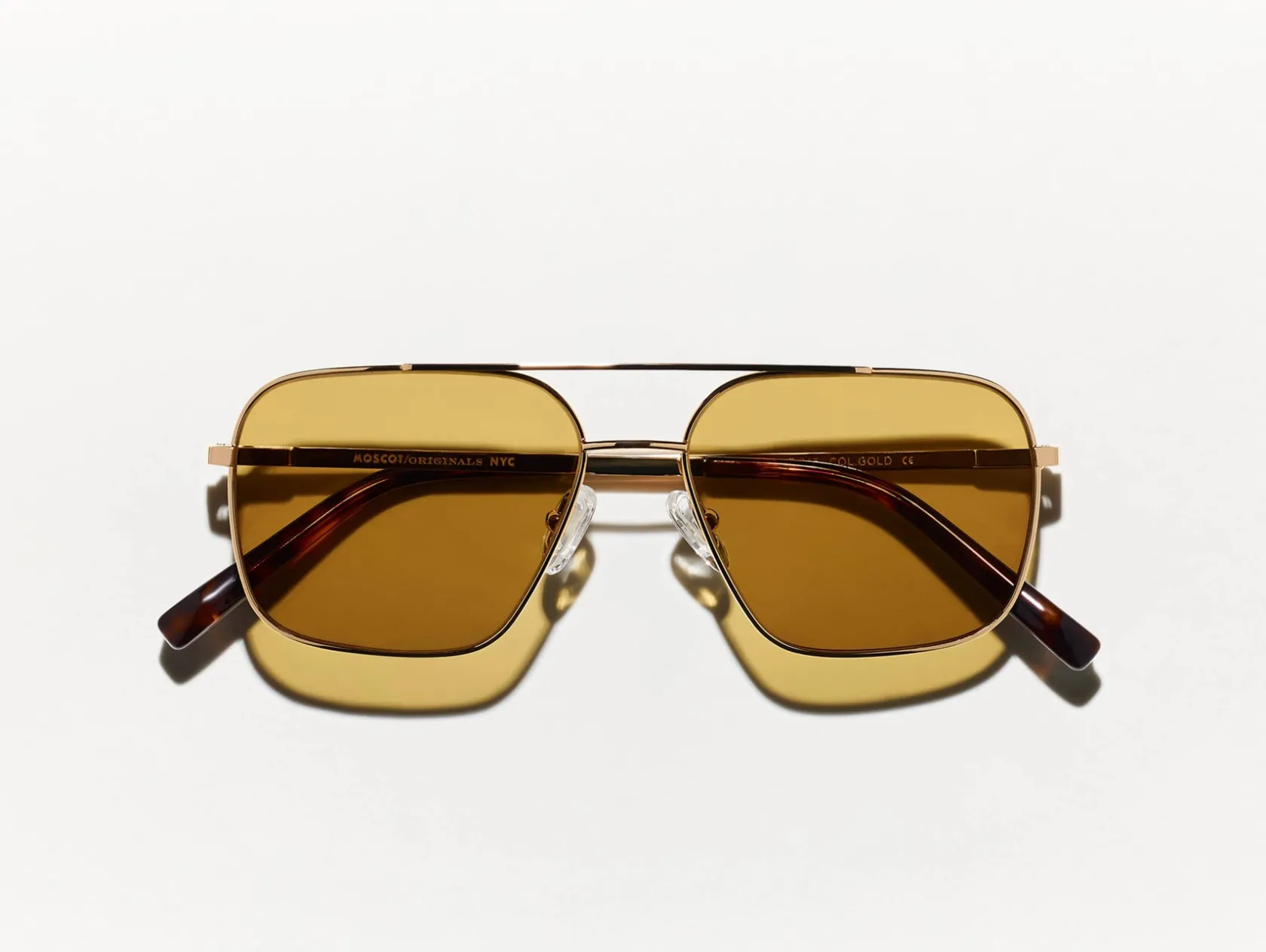 Moscot SHTARKER GOLD WITH CUSTOM MADE TINTS™