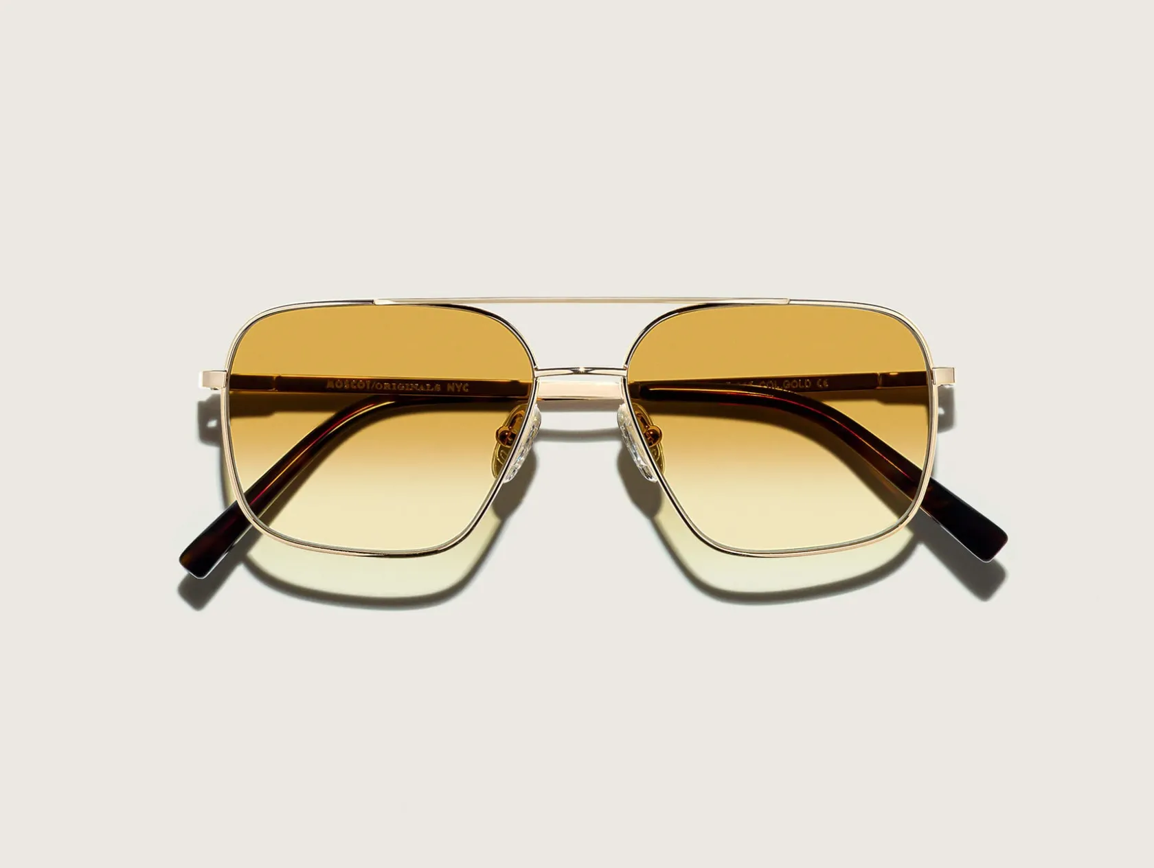 Moscot SHTARKER GOLD WITH CUSTOM MADE TINTS™